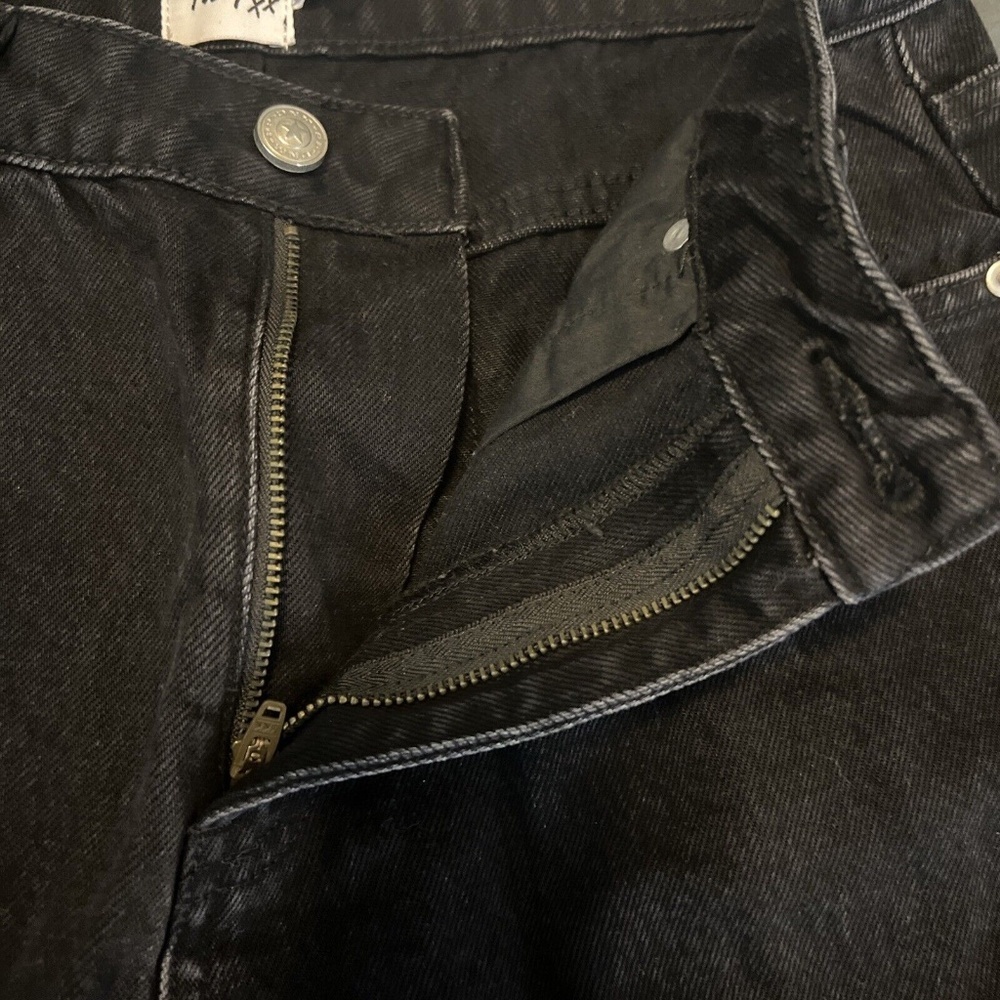 Princess Polly Carey Denim Jeans Black Size 6 NWT - Picture 4 of 9